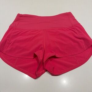 Lululemon Athletica Bright Pink Athletic Shorts